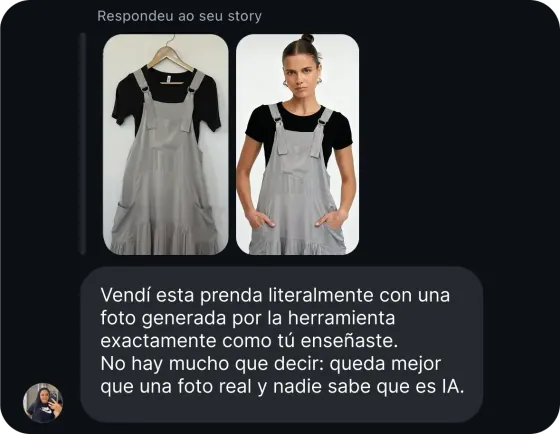 Mensaje de clienta 4